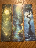 3x Lesezeichen-Buchzeichen- Traumwelt-Traum-Natur-Zauberwelt