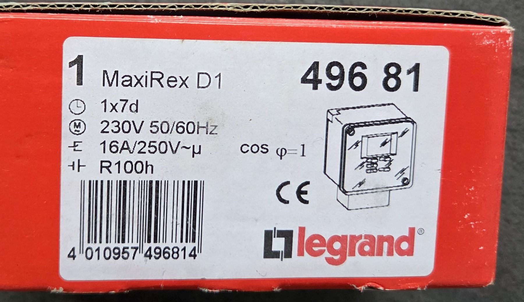 Legrand Elektronikbauteile: Legrand MaxiRex D1 Zeitschaltuhr Neu – Neu (gemäss Beschreibung) aus Morgarten von Buemi0