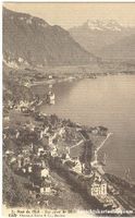 Glion - Vue prise de Glion + ca. 1910