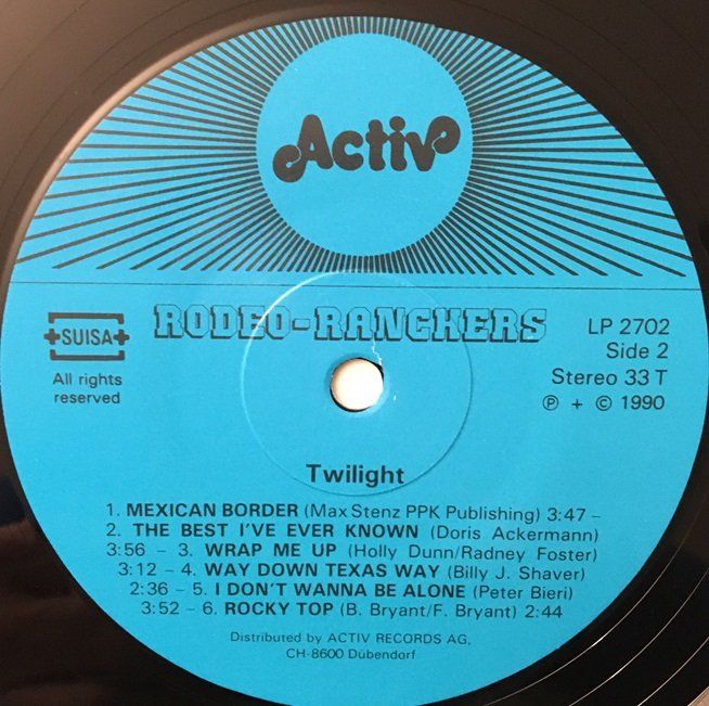Vinyles: Rodeo-Ranchers - Twilight (LP) – D'occasion à Grüningen par azulvinyl 3