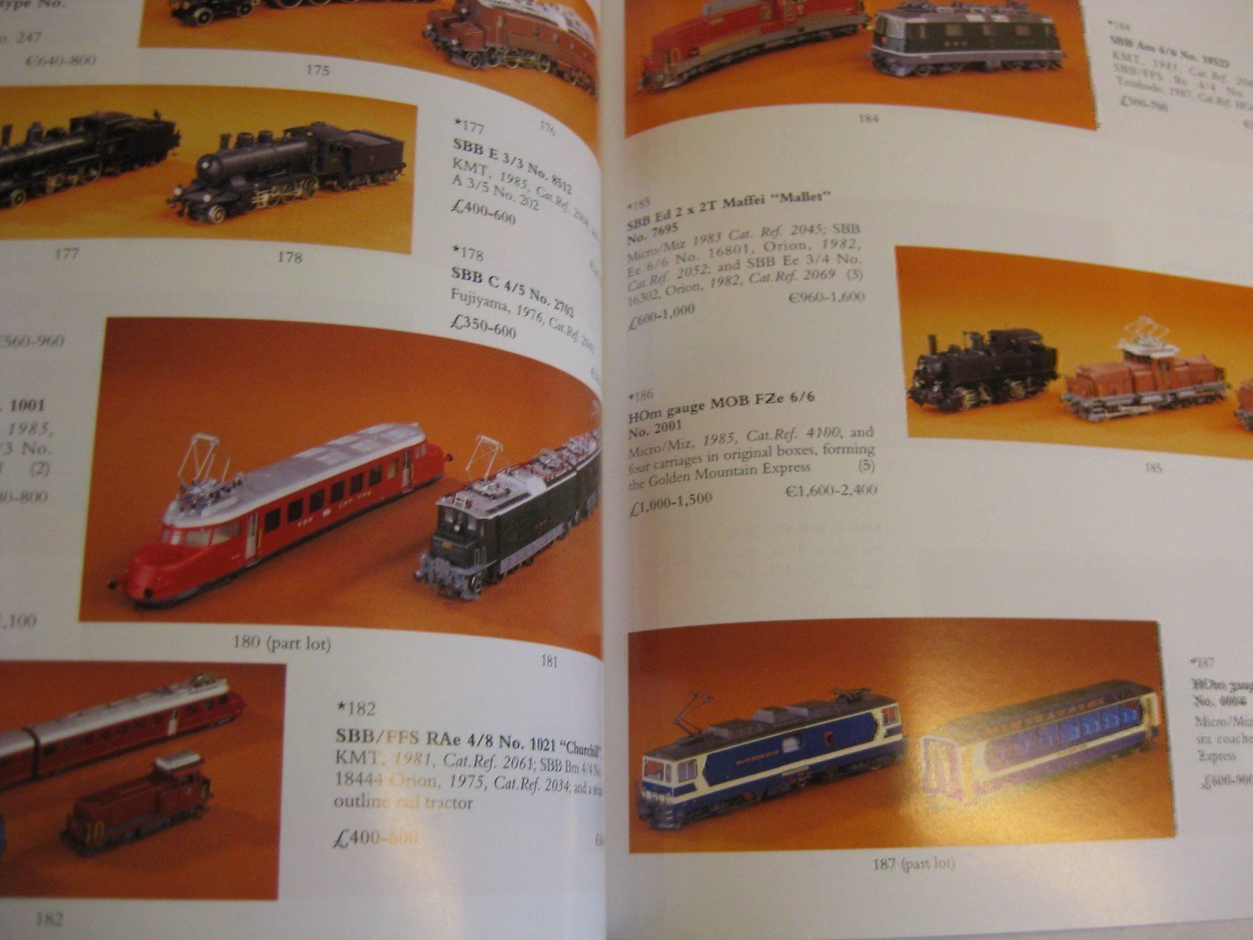 Fulgurex Trains électriques: Christie's Fulgurex Archive Colllection – Neuf (Voir description) à Buchs ZH par swiss-train 2