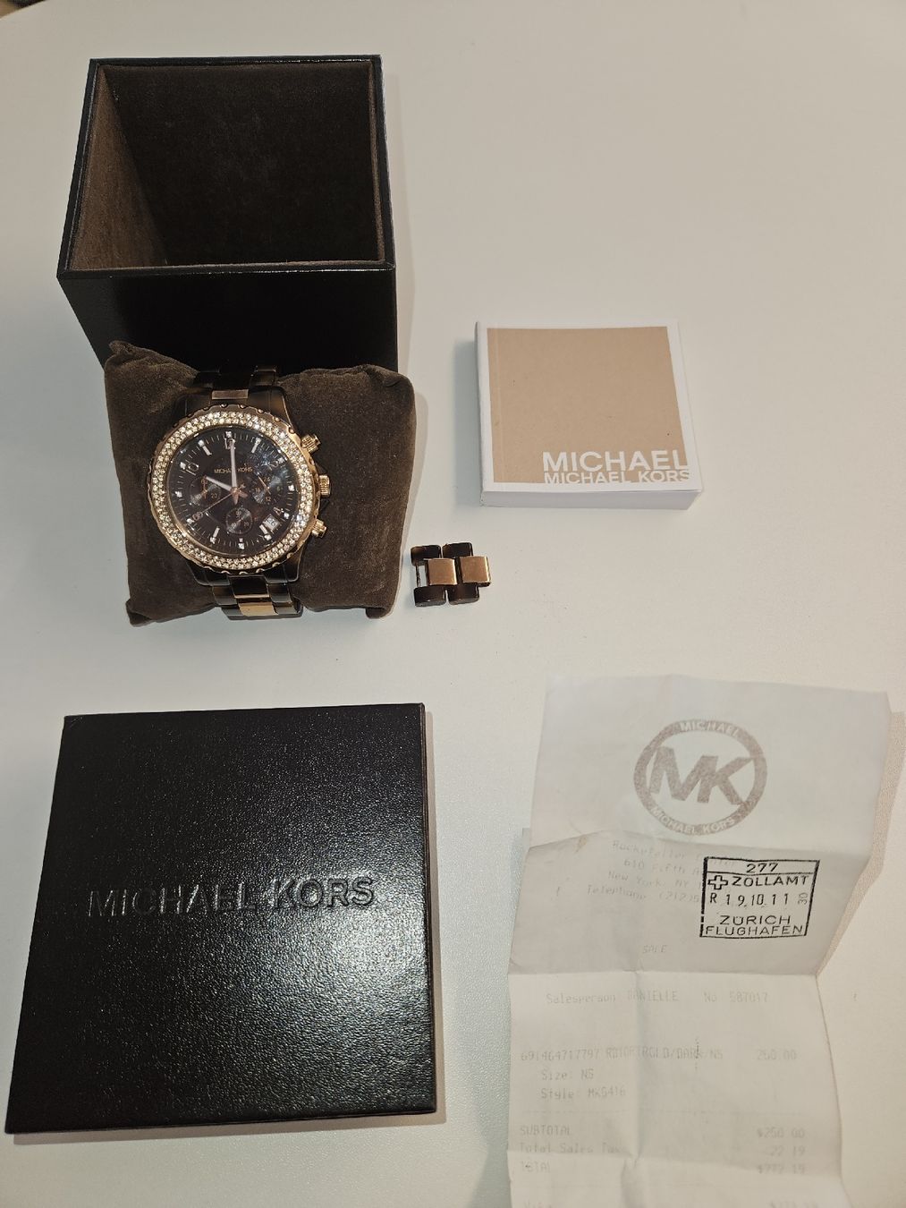 Michael Kors Orologi: Michael Kors Damen Uhr MK-5416  Strass – Nuovo (secondo la descrizione) da Ormalingen venduto da nomolnoi