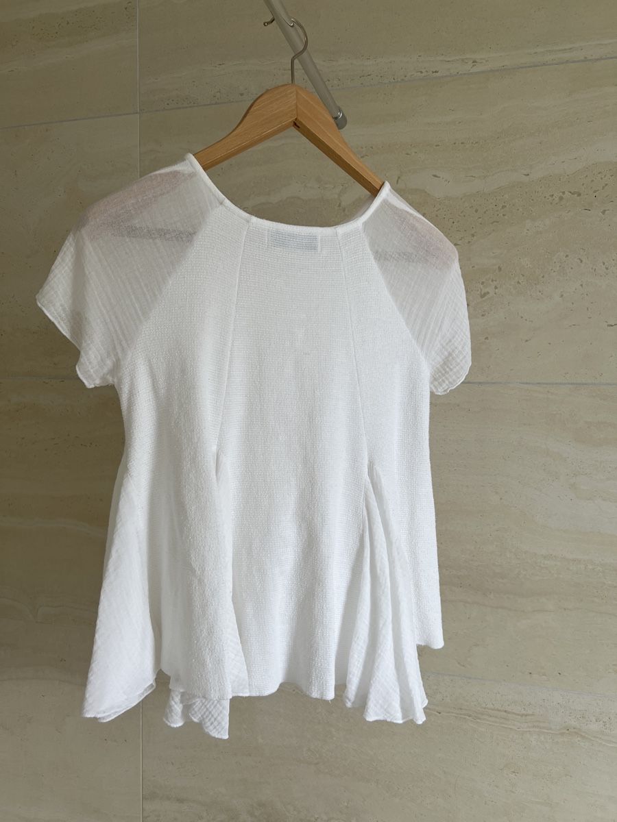 Blugirl Blusen: Marken Bluse Gr. 34, S Weiss Baumwolle – Gebraucht aus HORGEN von vladibarca10 1