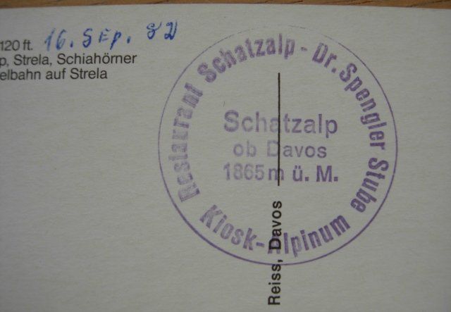 Cartes postales: Ansichtskarte ungelaufen - Davos Schatzalp - Strela – D'occasion à Dübendorf par rumpumpel 4