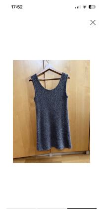 Robe d'hiver Ashanti gris chiné, fabriquée en Italie