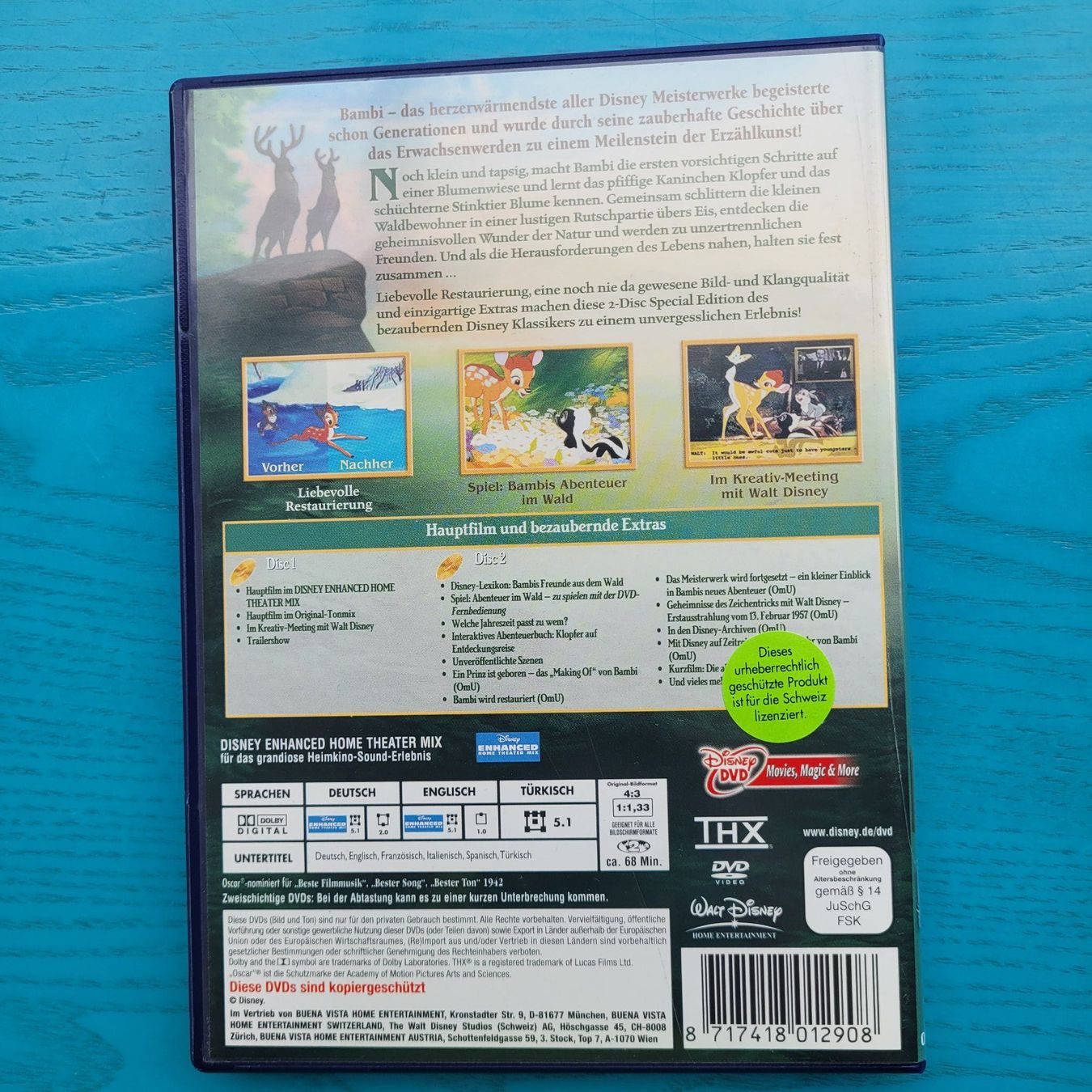 Tutti i DVDs: Bambi DVD – Usato da SCHÜBELBACH venduto da CoKaHa 1
