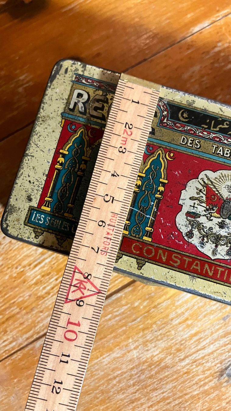Barattoli: Boite ancienne Cigarette Tabac REGIE Blechdose Tabak – Usato da St-Cierges venduto da LeRegain 8