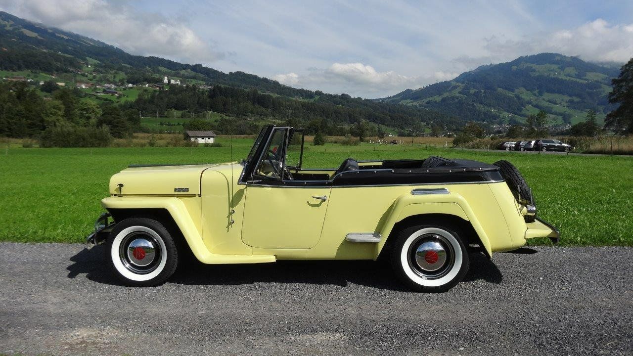 Jeep Automobili: Willys Jeepster  1948 – Usato da Au ZH venduto da Karussell 1