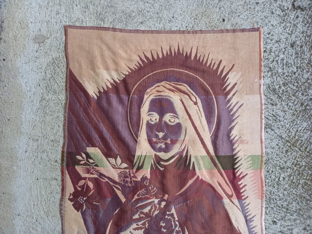 Tapisserie ancienne Sancta Theresia a Jesu Infante Kaufen auf Ricardo