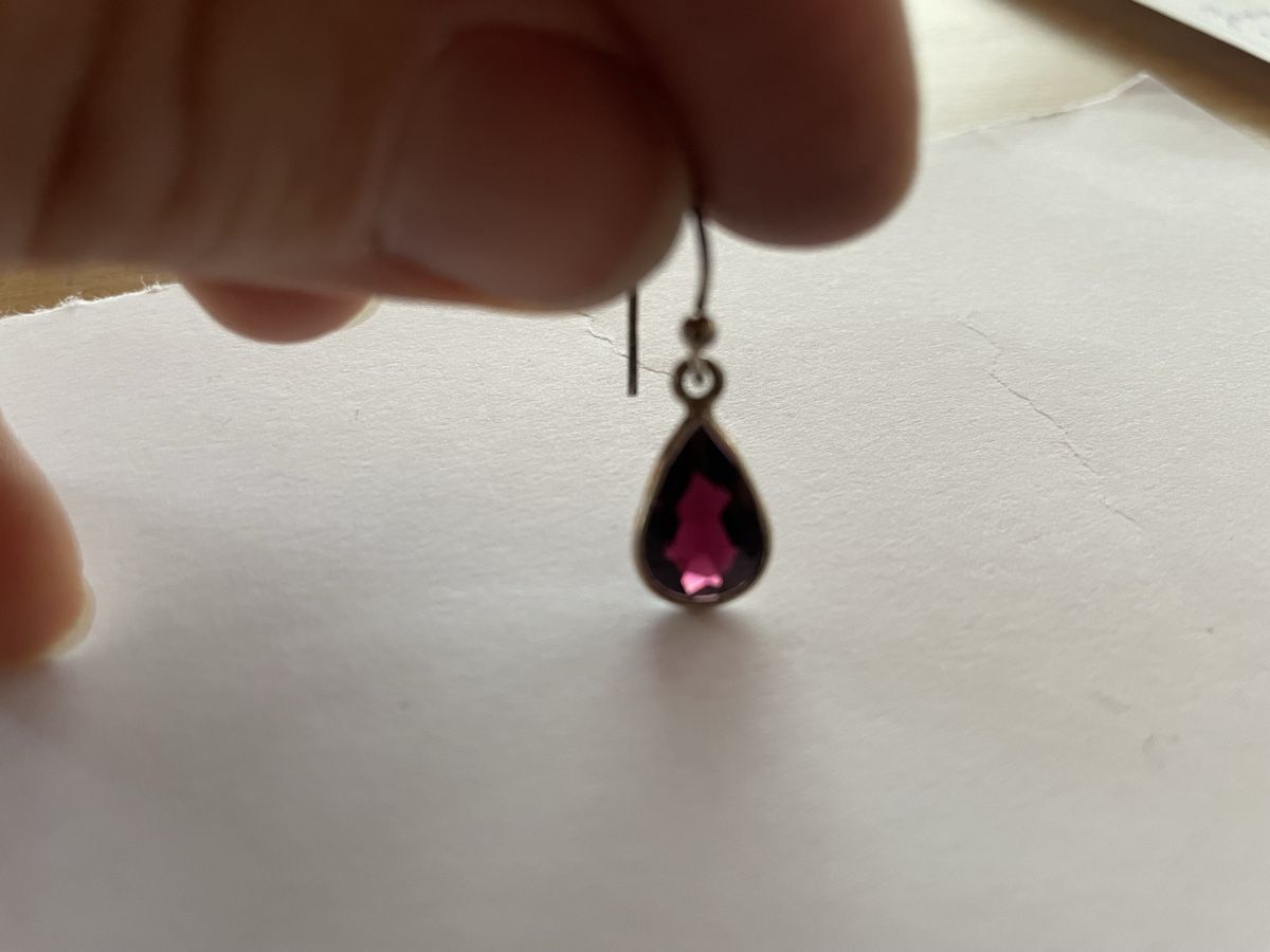 Ohrringe & -stecker: Ohrringe / Ohrhänger mit Silber und Edelstein Granat – Neu (gemäss Beschreibung) aus Rümlang von baselsale1 1