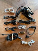 Diverse USB‑ & Ladekabel, Adapter & Zubehör – Konvolut