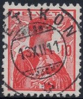 UETIKON 13.XII.11 - Vollstempel auf Helvetia Brustbild