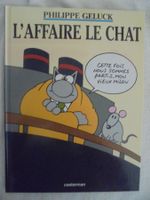 L’affaire le Chat " de Philippe Geluck E.O  + lettre à papa