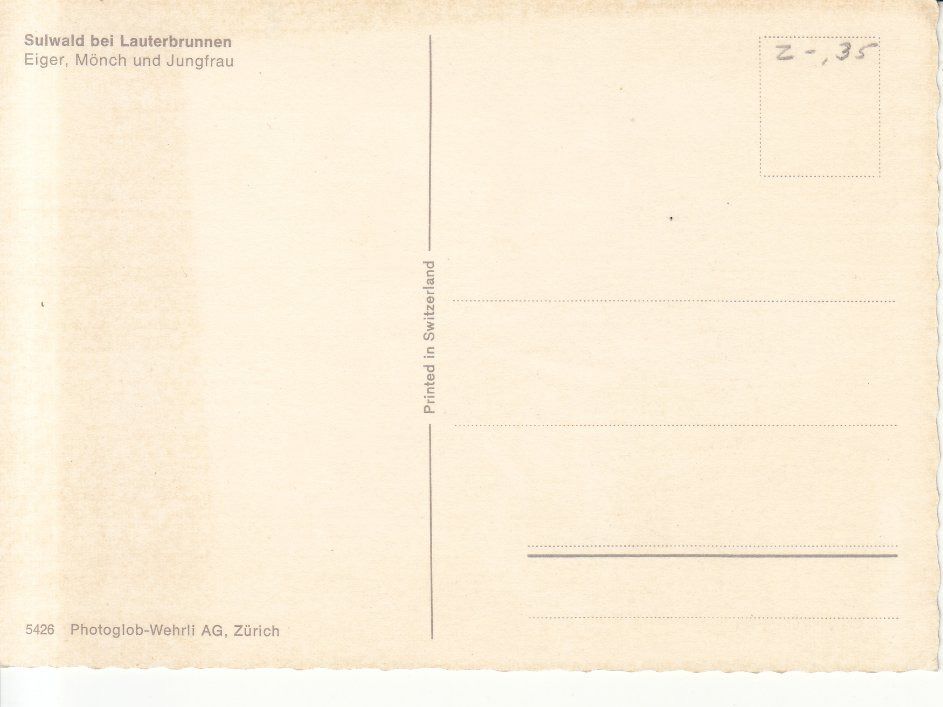 Cartoline postali: Sulwald ca. 1970 – Usato da Bürglen TG venduto da StampGraf 1