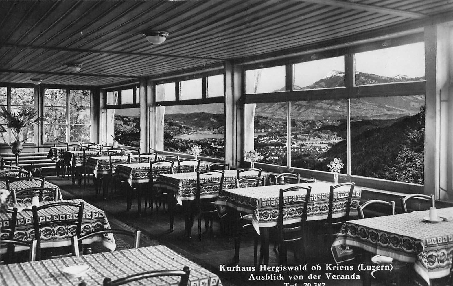 Cartoline postali: Kurhaus hergiswald Kriens – Usato da Biasca venduto da Blenio71
