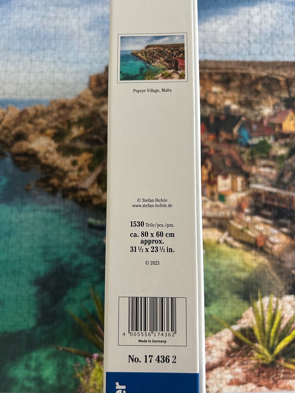 Ravensburger Popeye Village, Malta 1500 Piece Jigsaw Puzzle For Adults