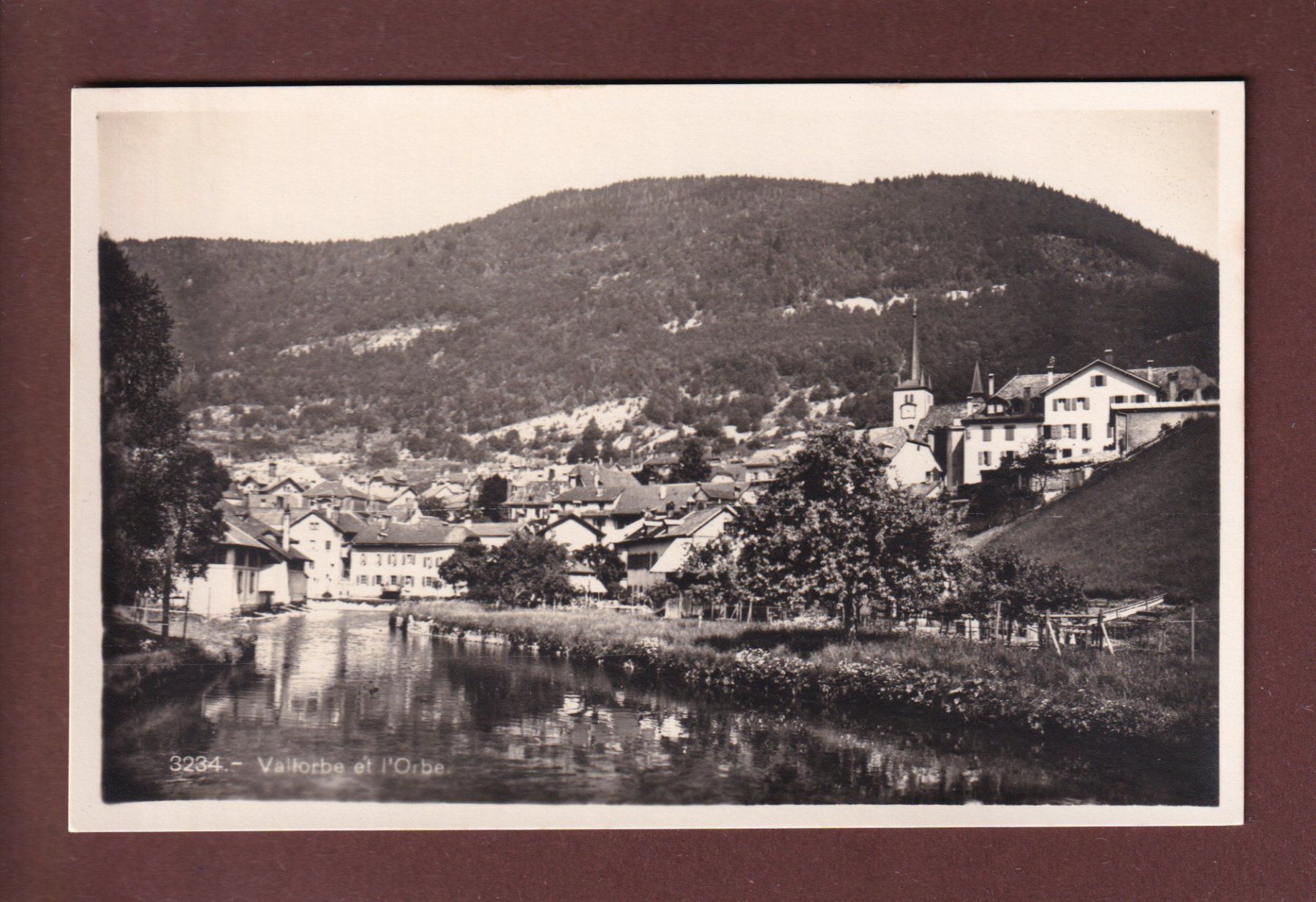 Cartoline postali: VALLORBE et l'Orbe – Usato da Pully venduto da nicecards