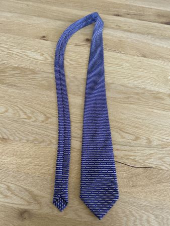 Herren Krawatte, Lila/Gelb Muster, neuwertig, Top Zustand