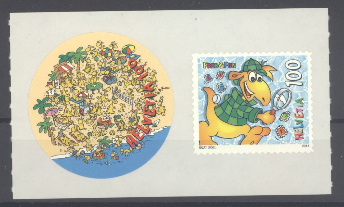 Tutti i francobolli: 2014, Sondermarken Fred & Fun ** – Usato da Willisau venduto da Vollstempel