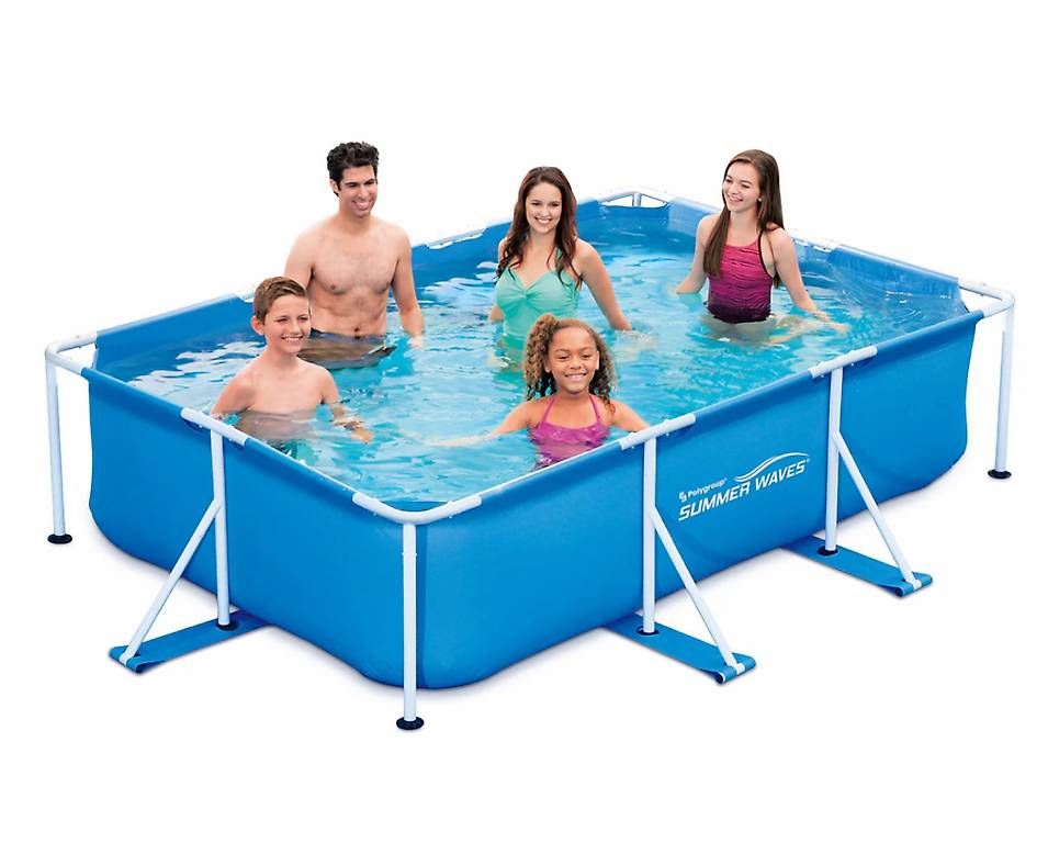 Piscine: Pool STAHLROHRBECKEN RECHTECKIG – Usato da Kreuzlingen venduto da koschi04