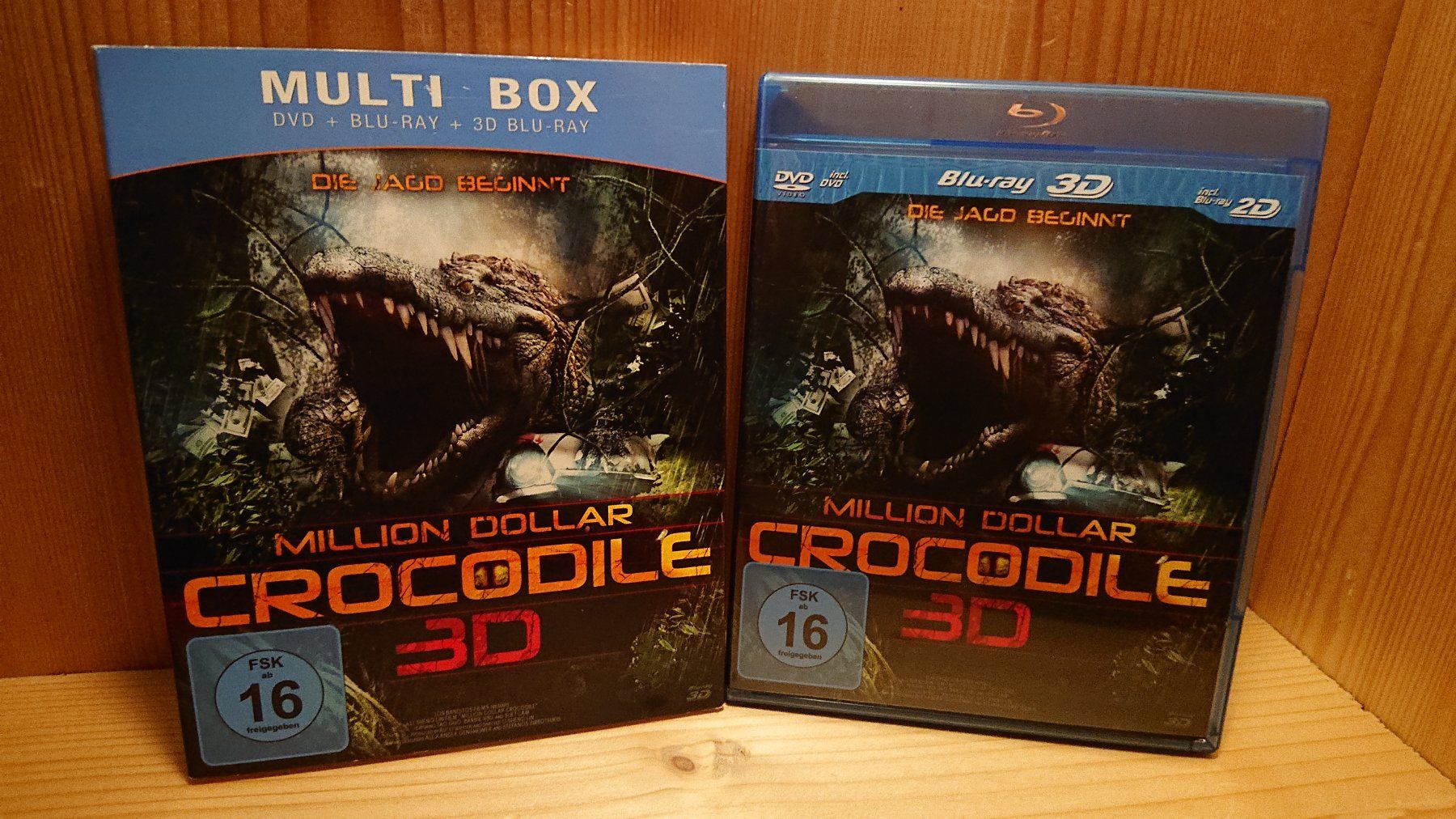 Tutti i DVDs: MILLION DOLLAR CROCODILE in 3D und 2D Blu-Ray – Usato da Wilderswil venduto da Exebub 3