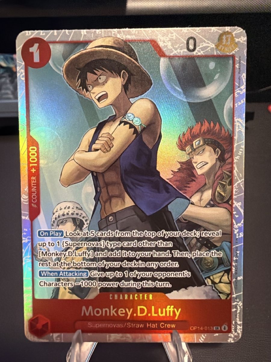 Bandai Carte collezionabili: One Piece Karte Holo Luffy – Nuovo (secondo la descrizione) da Kriens venduto da Ajiani