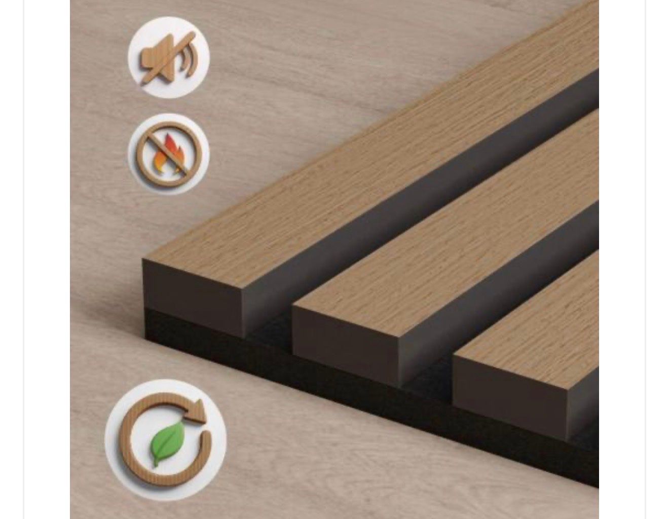 Autres accessoires: Akustikpaneele 4er Set - Eiche – Neuf avec emballage d'origine à Amriswil par JaJa-Express 2