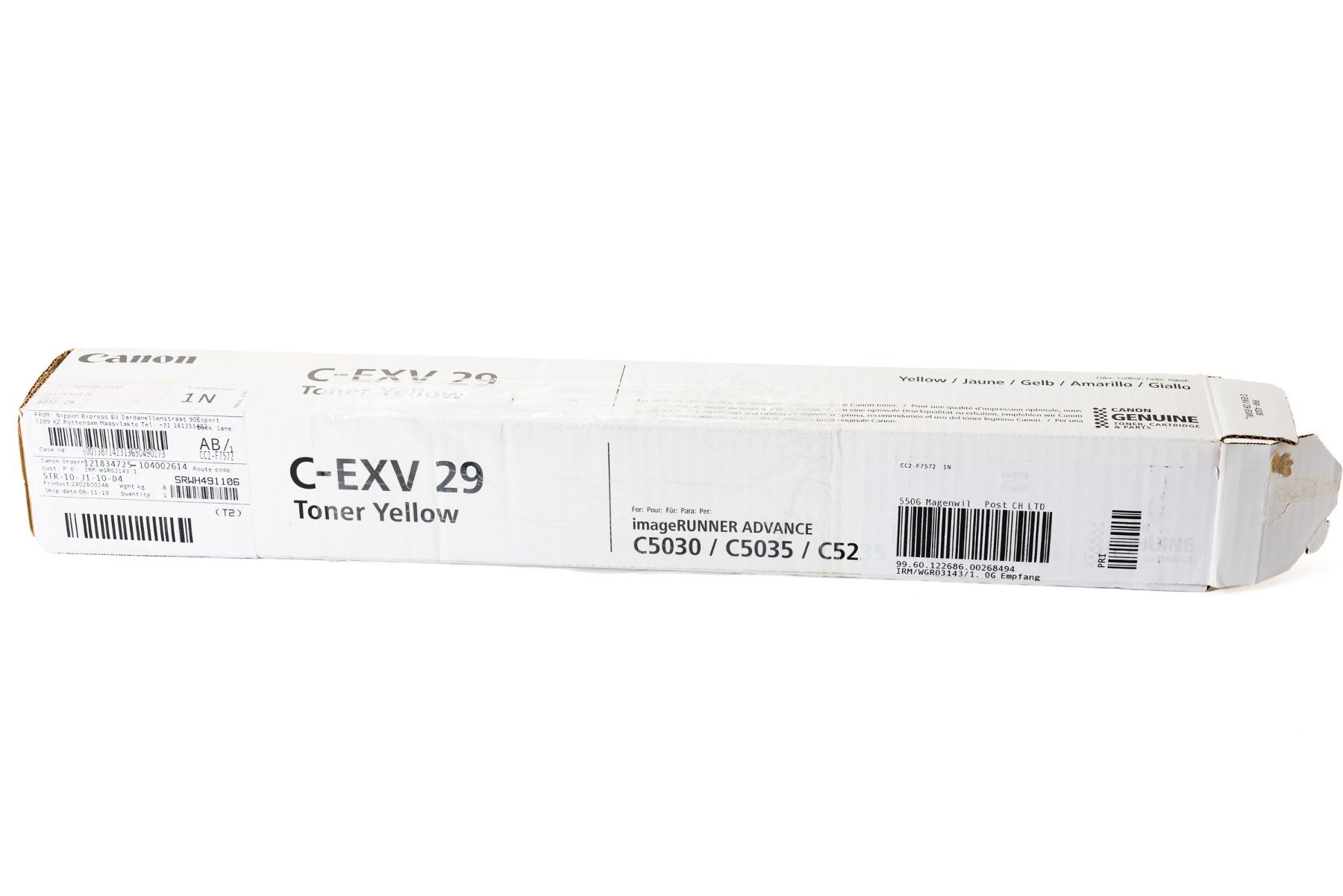 Canon Druckerpatronen & Toner: Canon C-EXV-29 Toner Yellow – Neu und originalverpackt aus Ennetbaden von petit-plus