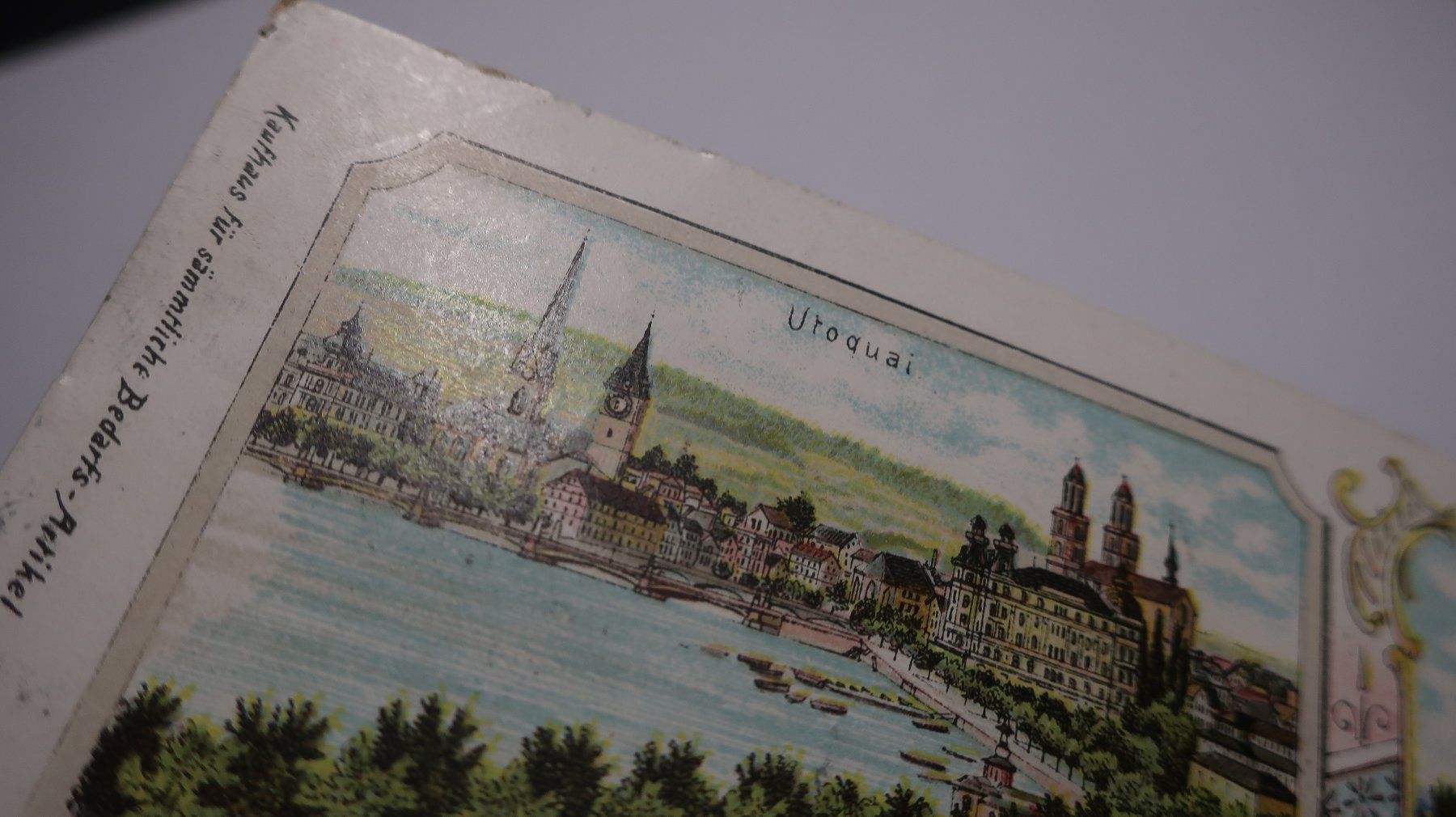 Ansichtskarten: Gruss aus Zürich 1898 – Gebraucht aus Cormoret von Pascalll2001 2