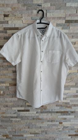 Luftiges Kurzarm-Hemd, Leinen-Mix, 72D Jeanswear (OVS), Gr.M