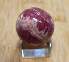 Rhodochrosit Kugel A 29mm 44.36g