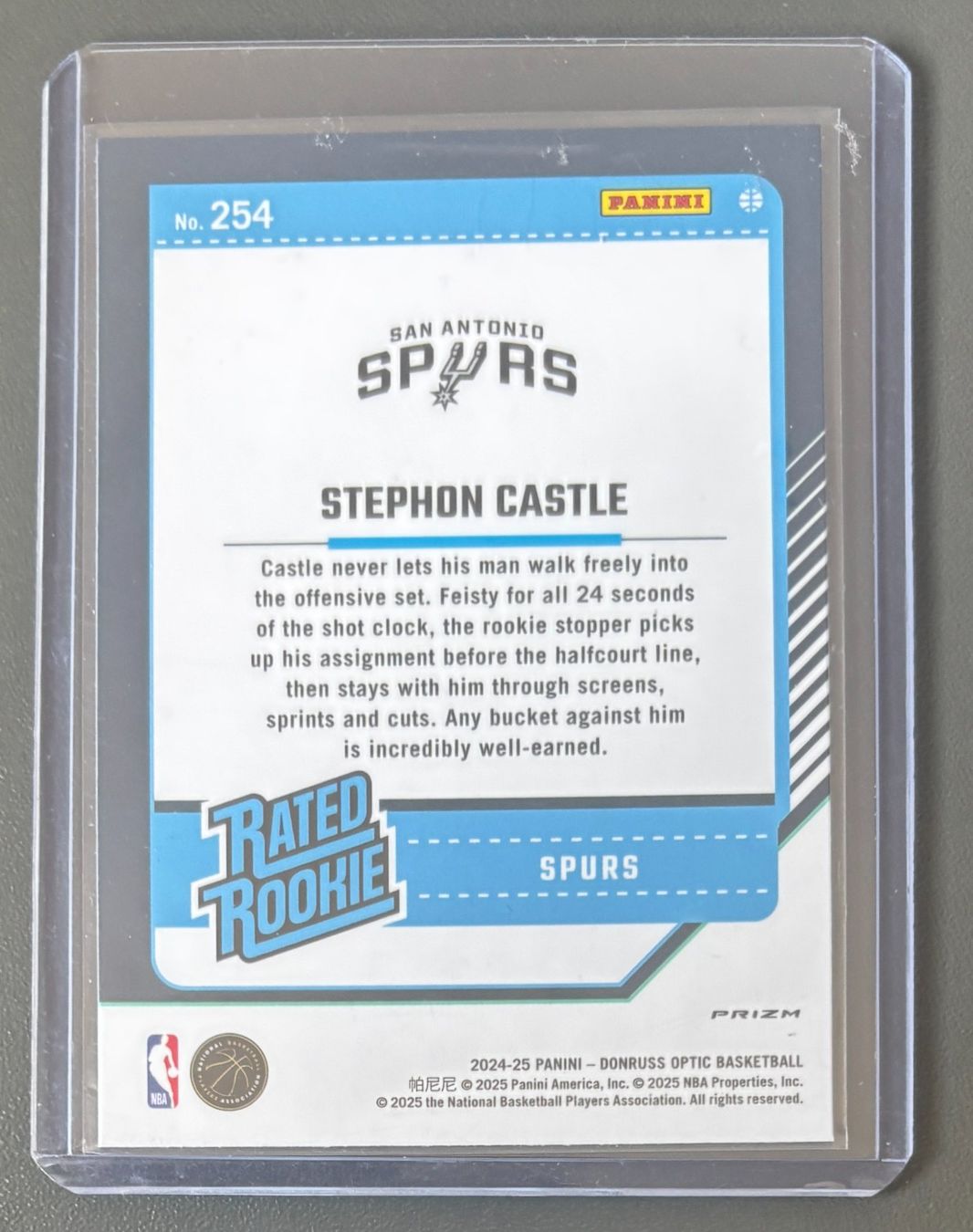 Nba Carte collezionabili: NBA Stephon Caste 2024 Donruss Optic Holo Parallel Rookie – Nuovo (secondo la descrizione) da Muri b. Bern venduto da winningloser 1