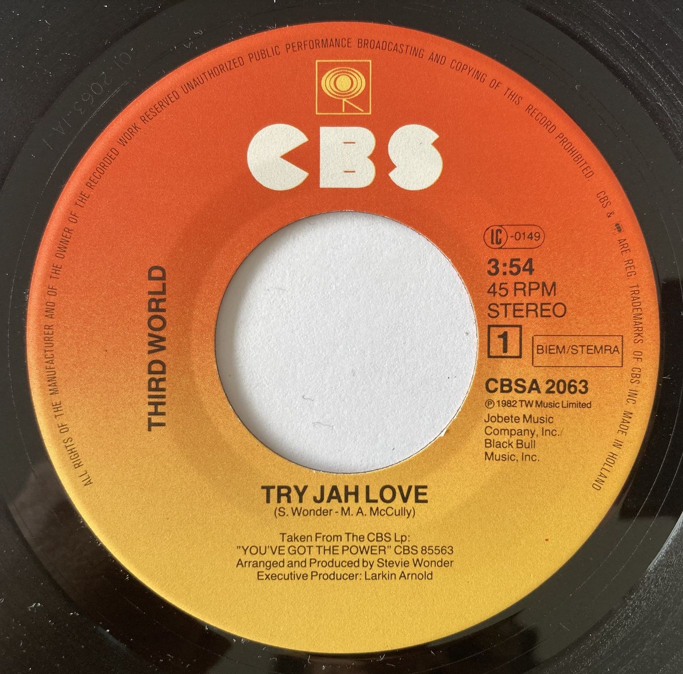Vinyles: THIRD WORLD - TRY JAH LOVE – D'occasion à Bottens par hotter-than-hell 2