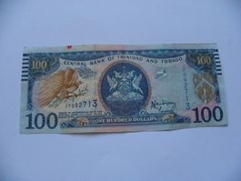 Trinidad und Tobago 100 Dollar 2006, P-51, Wie Neu
