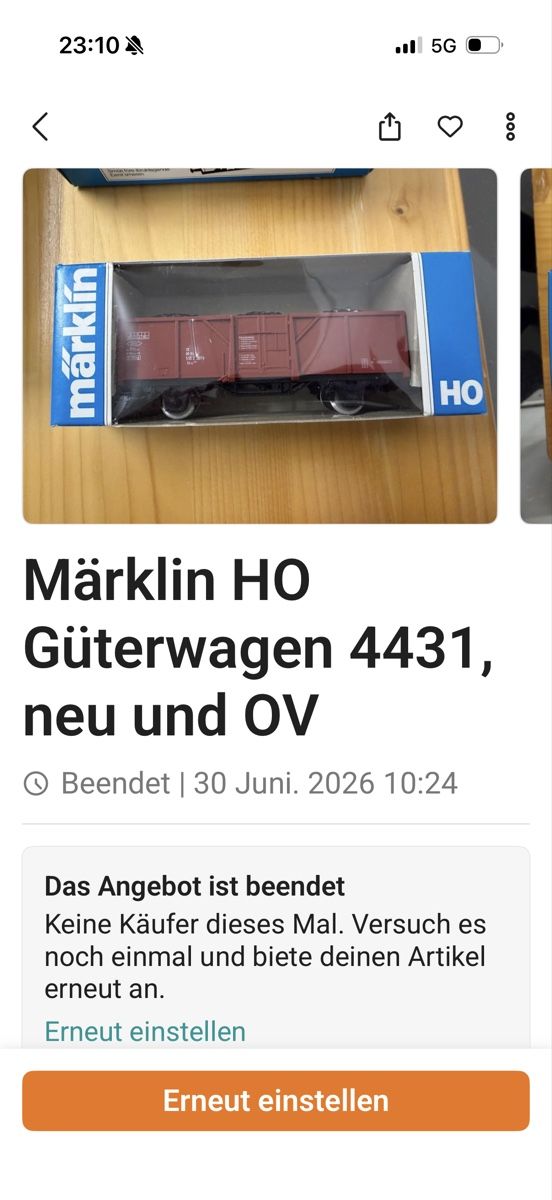 Märklin Modelleisenbahnen: 10 Stück Märklin-SBB-Sammlung  HO – Neu (gemäss Beschreibung) aus Kleinbösingen von Calimeraa