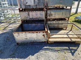 Robuste Metallboxen / Gitterboxen - Ideal für Lagerung! 8Stk
