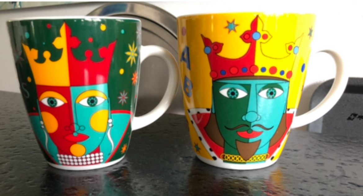 Ritzenhoff Tasses: 2 Becher Ritzenhoff Teetassen Mug Jacobs Krönung Kaffee – D'occasion à Frauenfeld par Babytimmy 1