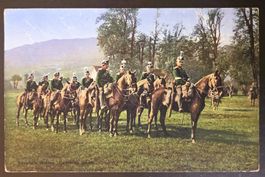 Militaire Contrôlé Cavalerie Armée Suisse Militär Postkarte
