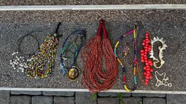 Halsketten Set, Ethno, Vintage, Sommer Accessoires, Konvult