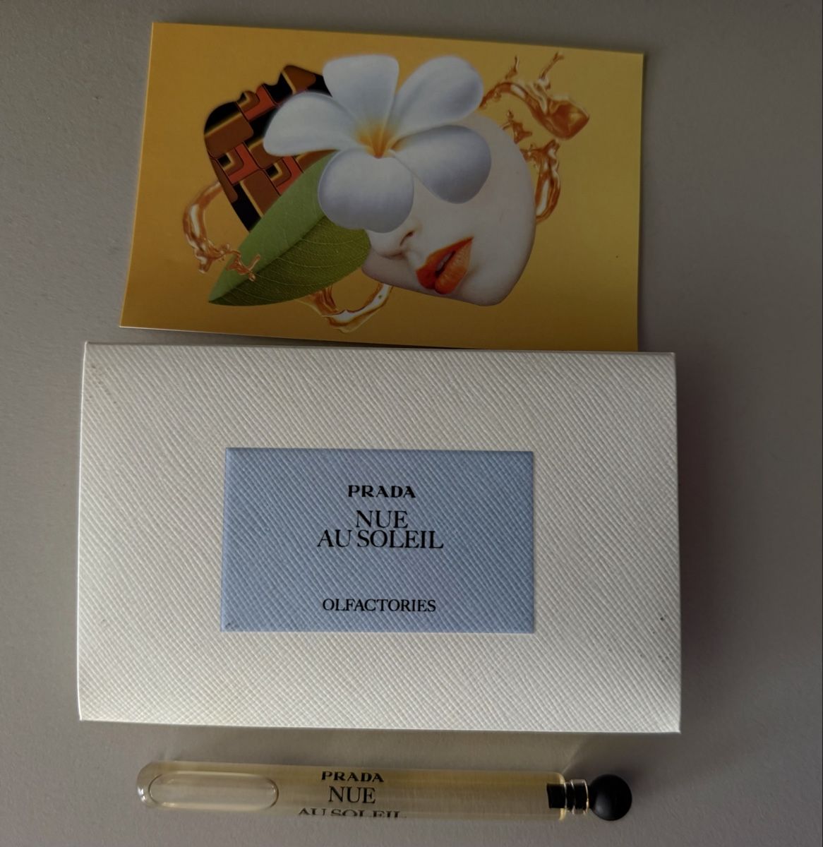 Prada Profumi & Eau de Toilette: Prada Nue Au Soleil Olfactories Perfume Sample Vial – Nuovo e nell'imballaggio originale da Zürich venduto da Victoria_T 2