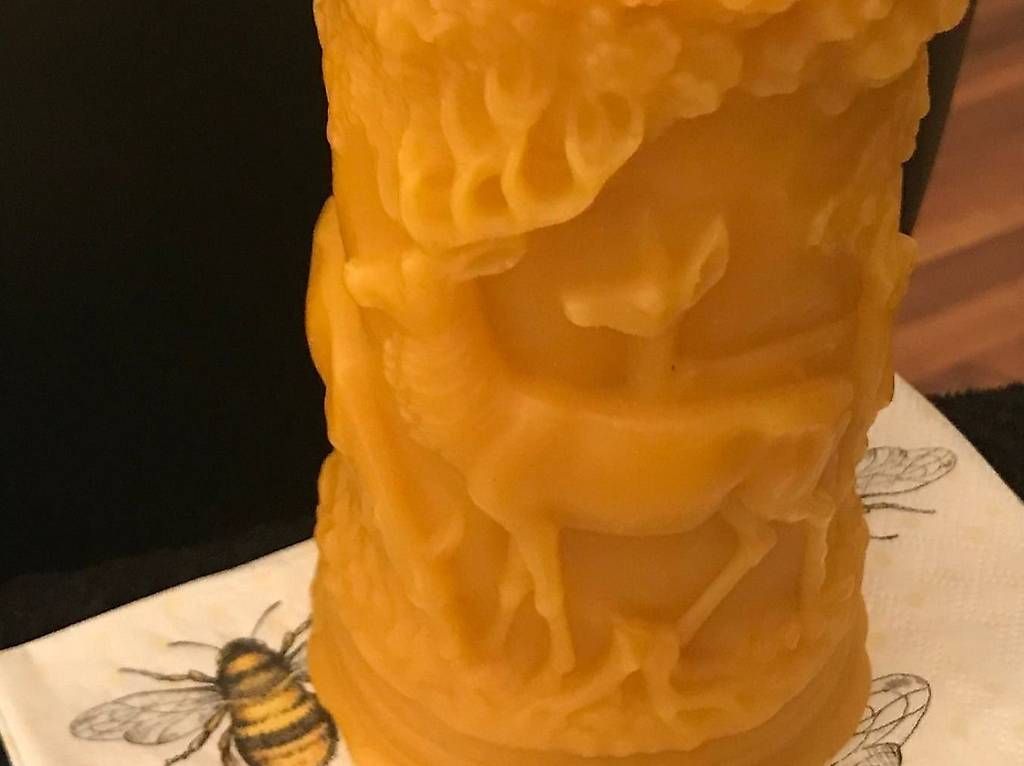 Baobab Candele: Stumpenkerze Hirschherde – Nuovo (secondo la descrizione) da Rizenbach venduto da Landry8 1