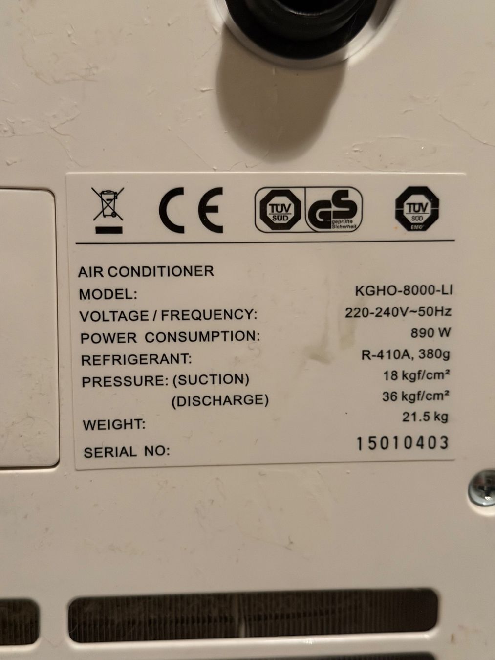 Condizionatori: Klimagerät mobil 2000 BTU – Usato da Root venduto da SWI6037 4