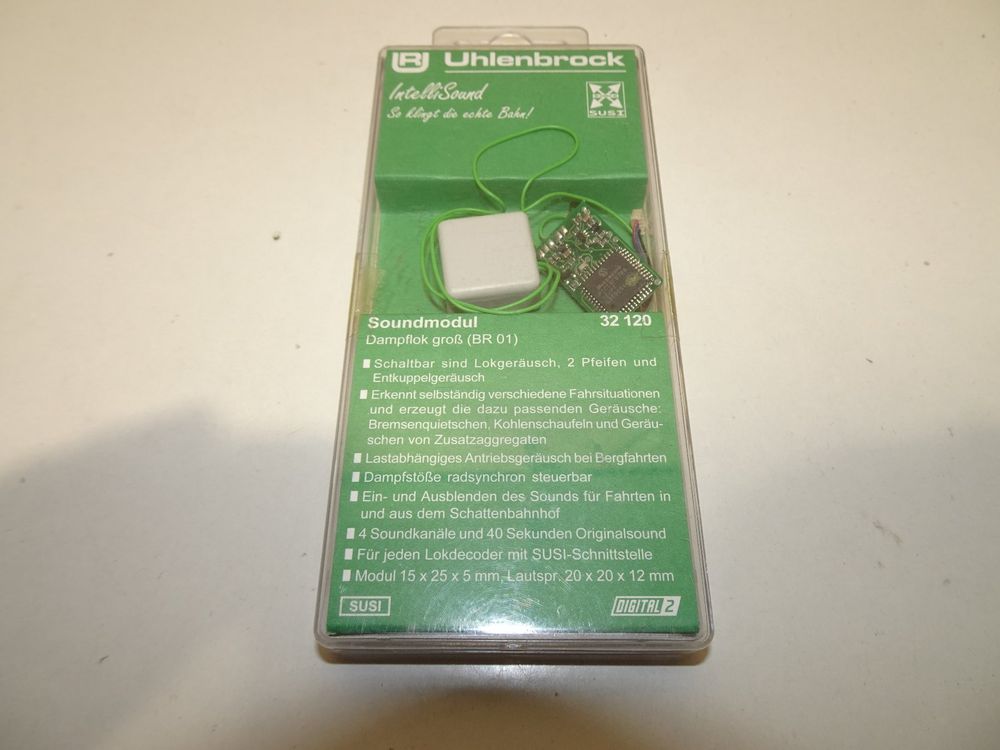 Uhlenbrock 31050 USB Sound-ladeadapter IntelliSound Module Decoder