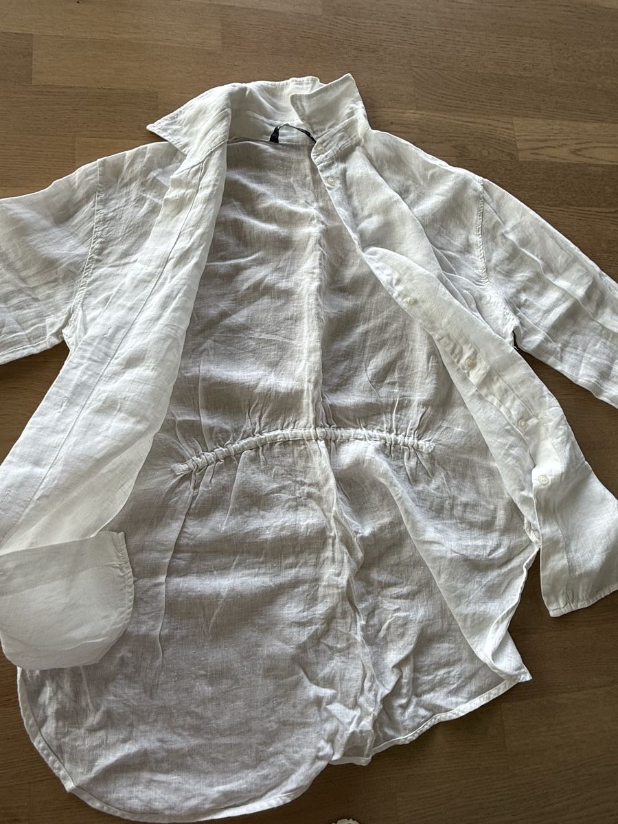 Zara Camicette: Zara Leinen Bluse Weiss, XS S – Usato da Ottenbach venduto da Suni_82 3