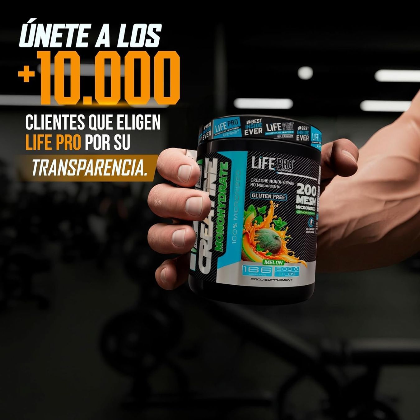 Cibi & Specialità: Creatin Monohydrat 500g Melon 99,9% – Nuovo e nell'imballaggio originale da Suhr venduto da SchnapperCH 5