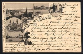 Zürich, Teater, Tonhalle, Zwingli-Denkm
