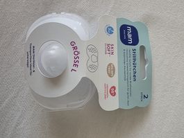 MAM Stillhütchen Grösse L 2 Stück mit Box