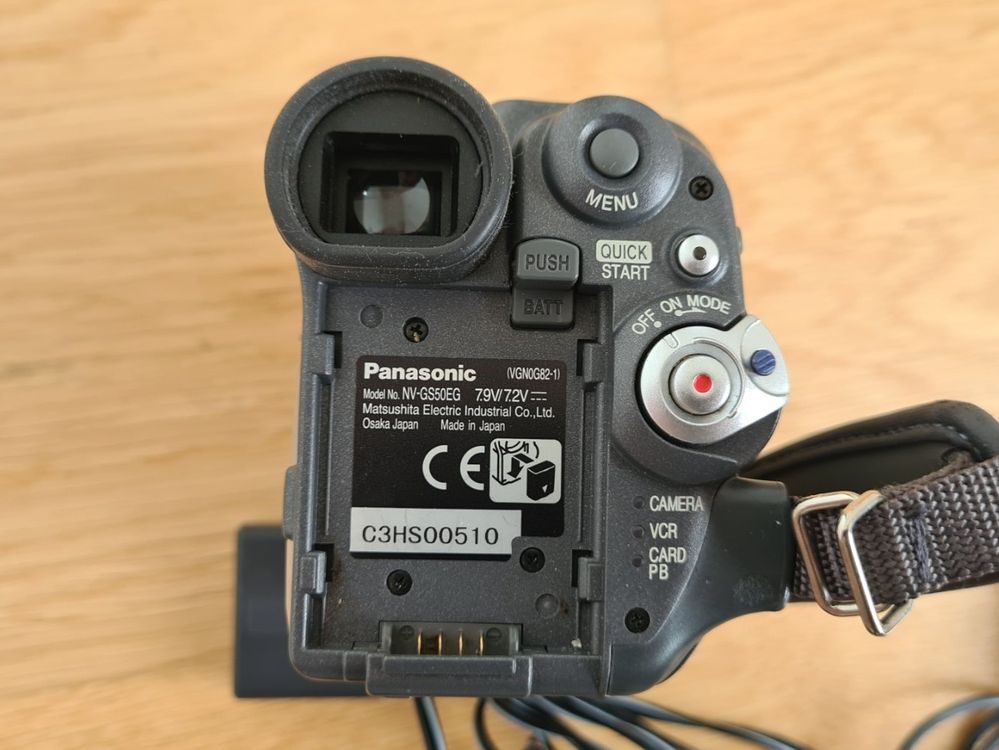 Vintage Panasonic Mini DV PAL NV-GS50 Camcorder/ Handycam (Gebraucht ...