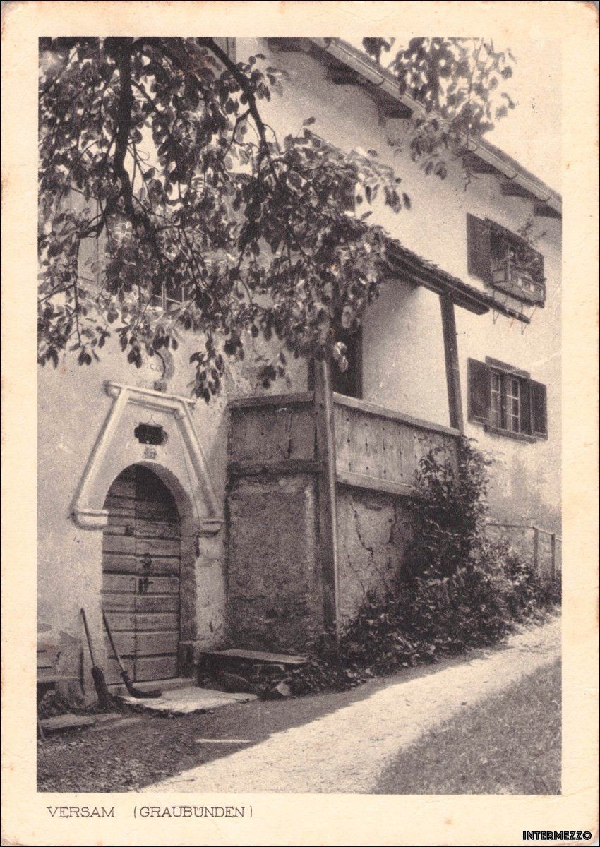 Ansichtskarten: Versam GR // 1934 Haus – Gebraucht aus Basel von intermezzo12