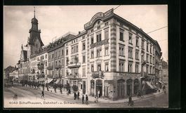 Schaffhausen, Bahnhofstrasse und Schwert